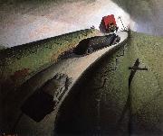 Death on the Ridge Grant Wood